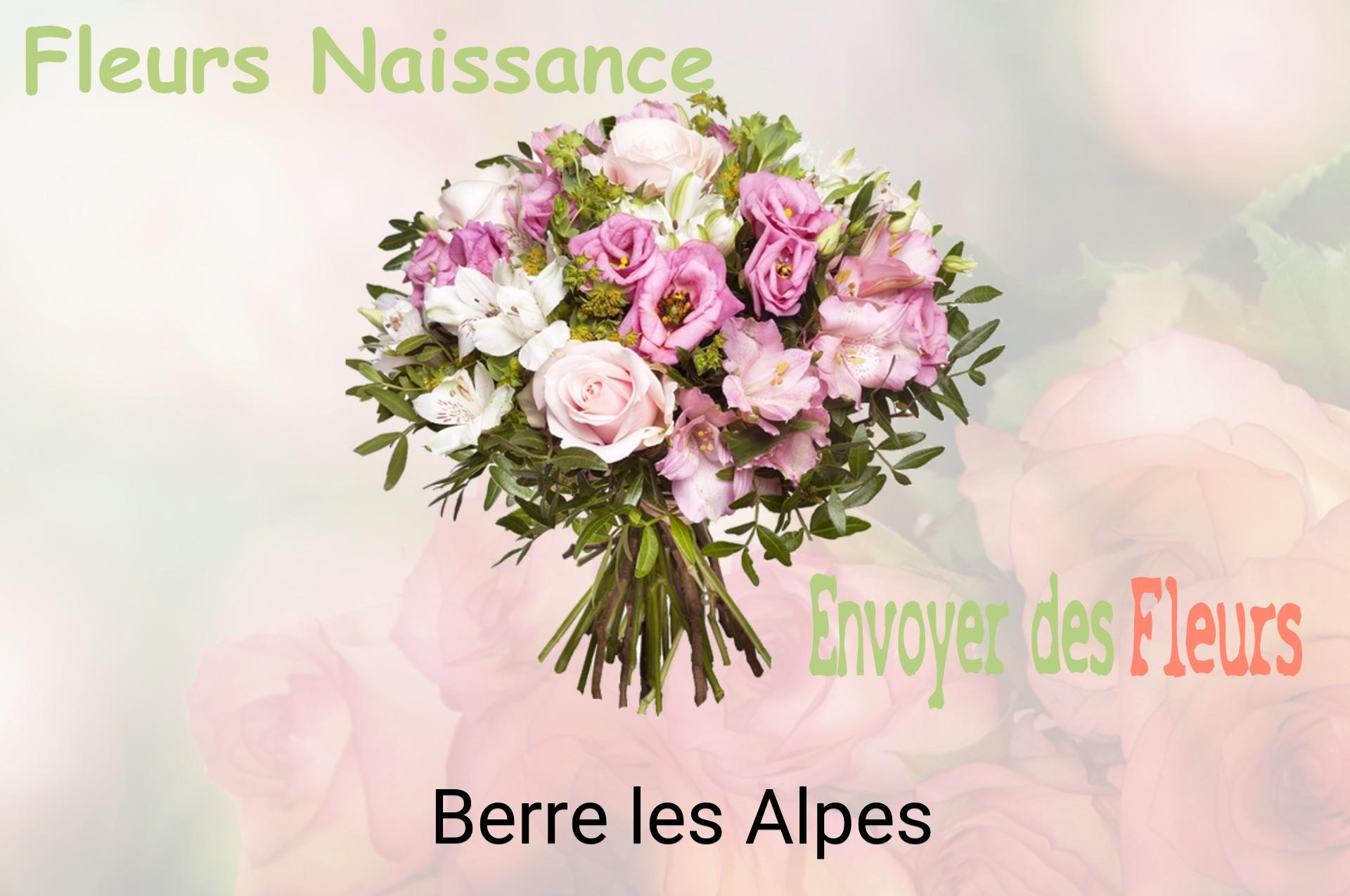 Bouquet de fleurs de naissance livré à Berre-les-Alpes